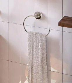 SERIE NEXO - PORTA SALVIETTE AD ANELLO CROMATO