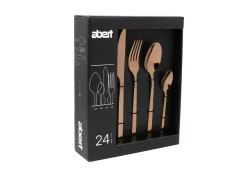 SERVIZIO COMPLETO DA 24 POSATE LINEA BOND COPPER