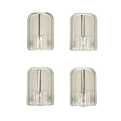 SET 4 GANCI ADESIVI PER TENDE TRASPARENTI: vendita online SET 4 GANCI ADESIVI PER TENDE TRASPARENTI in offerta
