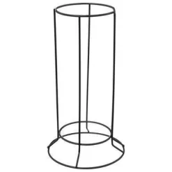 SET 4 TAZZE 22CL CON SUPPORTO IN FERRO 12X12 H 24.5CM