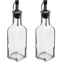 SET ACETIERA E OLIERA IN VETRO 4.9X4.9CM H. 19.2CM 160ML