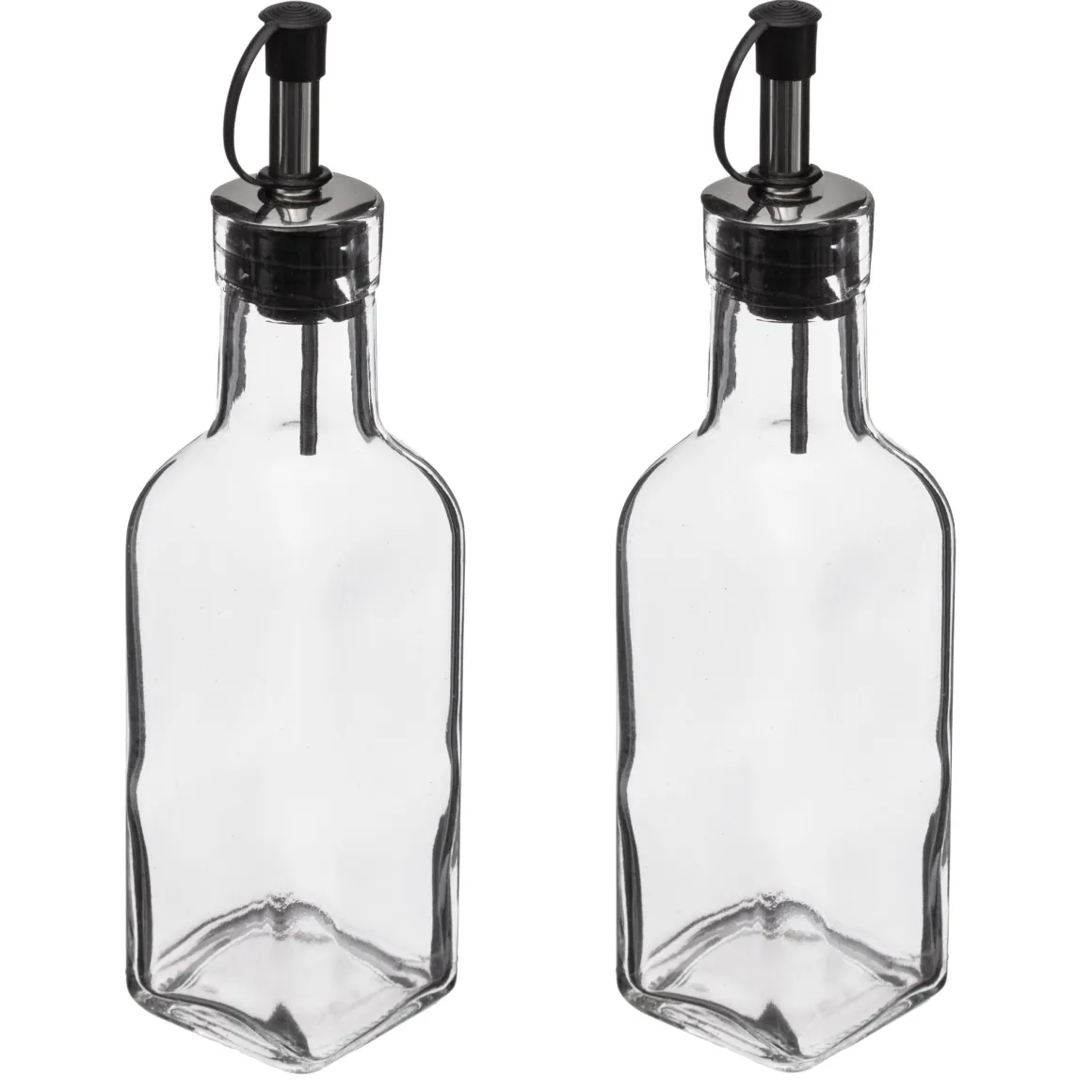 SET ACETIERA E OLIERA IN VETRO 4.9X4.9CM H. 19.2CM 160ML