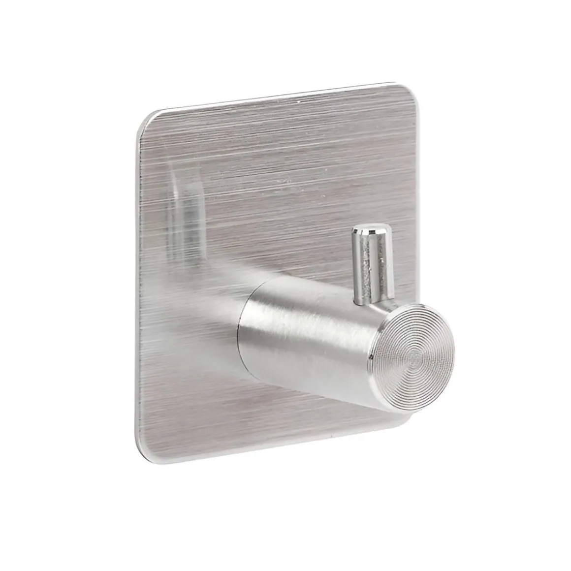 SET 2 APPENDINI ADESIVI STIKY CON GANCIO IN ACCIAIO INOX 4.5X4.5CM ASSORTITO