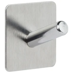 SET 2 APPENDINI ADESIVI STIKY IN ACCIAIO INOX 4.5X4.5CM ASSORTITO