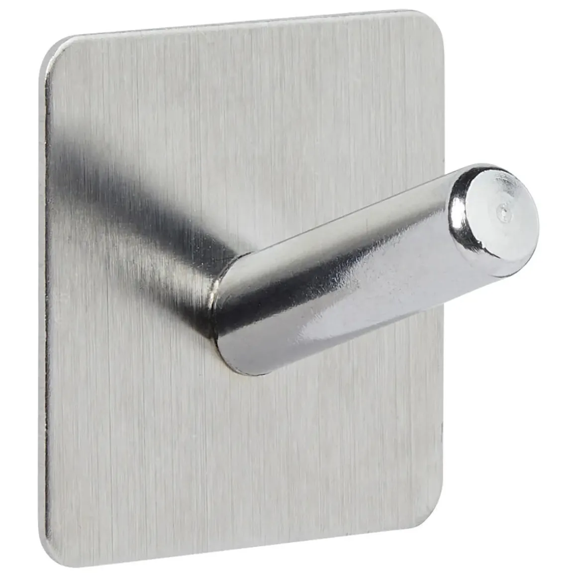 SET 2 APPENDINI ADESIVI STIKY IN ACCIAIO INOX 4.5X4.5CM ASSORTITO