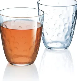 SET 6 BICCHIERI DA ACQUA LINEA CONCEPTO IN VETRO TRASPARENTE 31CL