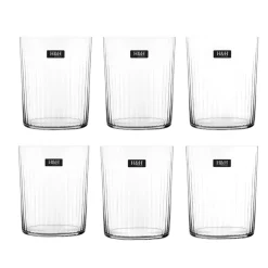 SET 6 BICCHIERI DA ACQUA LINEA GARY IN VETRO TRASPARENTE 56CL