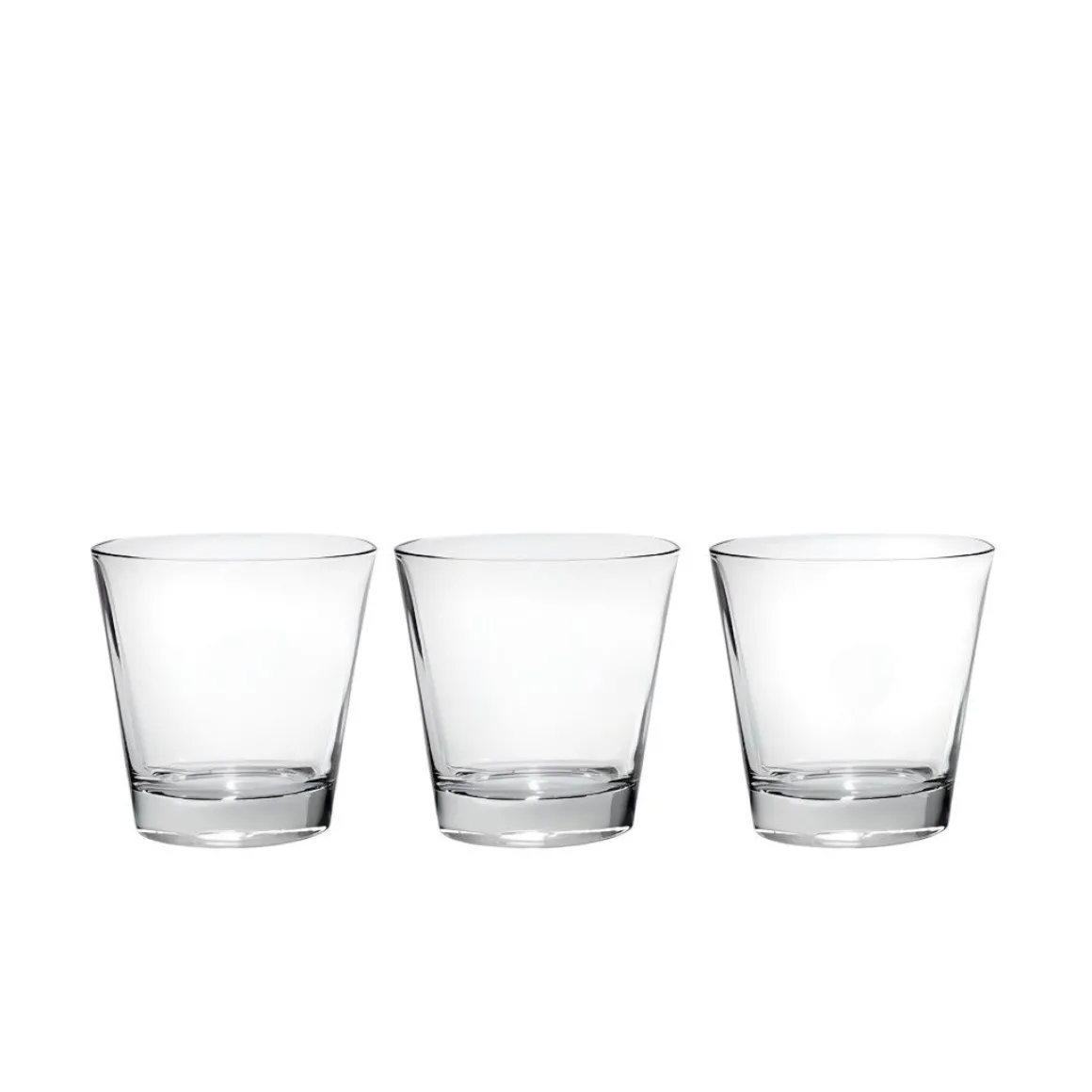 SET 3 BICCHIERI DA ACQUA LINEA NADIA VETRO TRASPARENTE 250ML