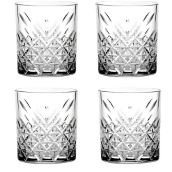 SET 4 BICCHIERI DA ACQUA LINEA TIMELESS IN VETRO TRASPARENTE 34.5CL