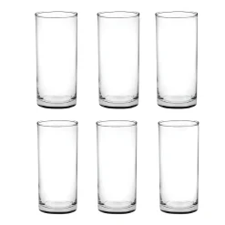 SET 6 BICCHIERI DA BIRRA IN VETRO TRASPARENTE LINEA JOB 480CC