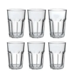 SET 6 BICCHIERI DA MOJITO IN VETRO 8.3X12.2CM 36CL