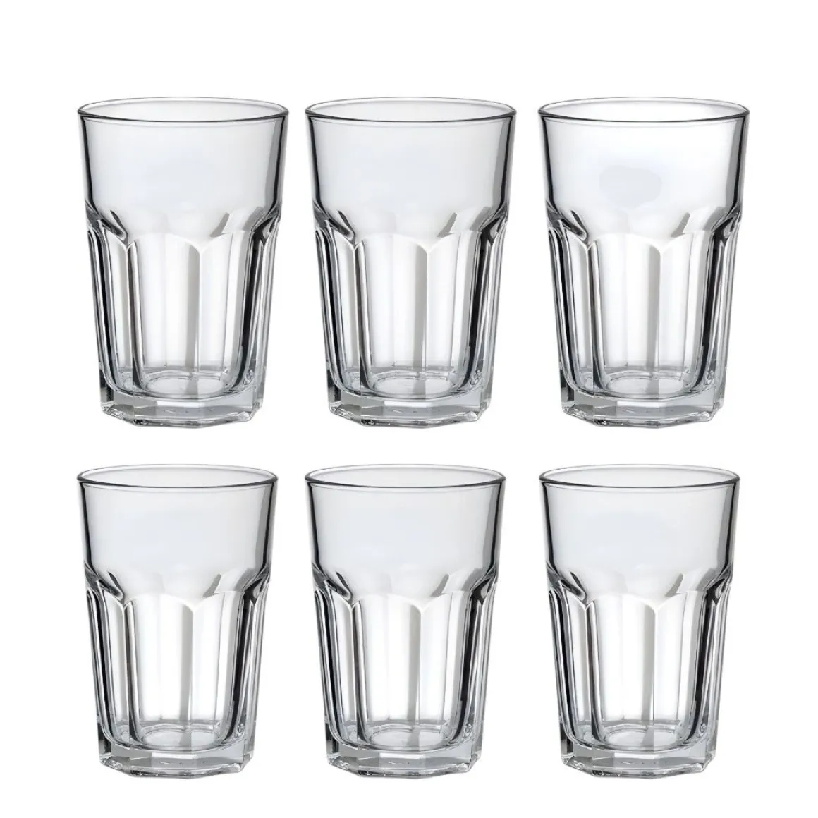 SET 6 BICCHIERI DA MOJITO IN VETRO 8.3X12.2CM 36CL