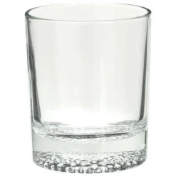 SET 4 BICCHIERI DA WHISKY BASSI IN VETRO 8X9.5CM 30CL