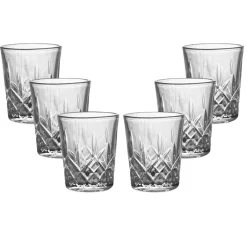 SET 6 BICCHIERI TEQUILA IN VETRO 5X6CM 60ML
