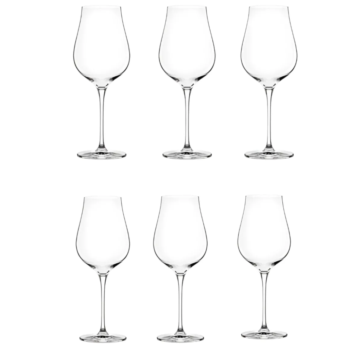 SET 6 CALICI DA VINO BIANCO LINEA LIMOSA 500ML