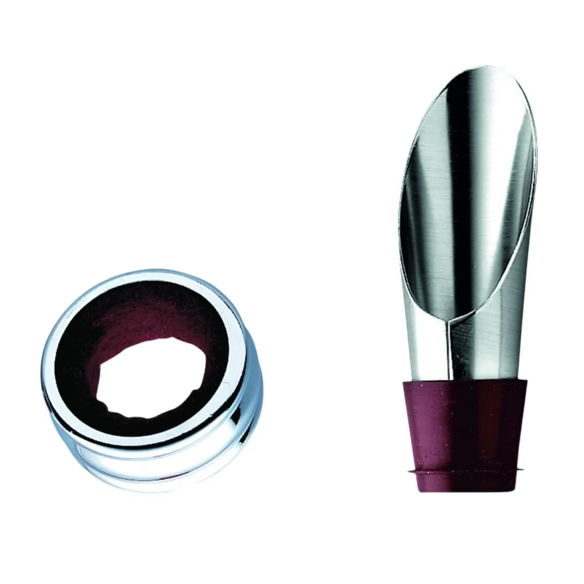 SET COLLARE SALVAGOCCIA + VERSATORE INOX LINEA DAILY