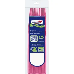 SET 15 COLTELLI COMPACT IN PLASTICA FUCSIA