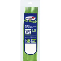 SET 15 COLTELLI COMPACT IN PLASTICA VERDE ACIDO