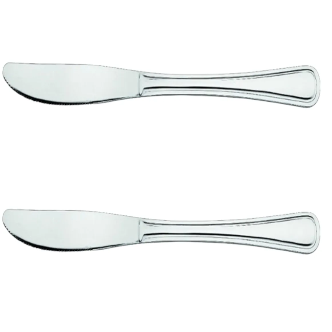 SET 2 COLTELLI DA TAVOLA LINEA INGLESE 21.5CM