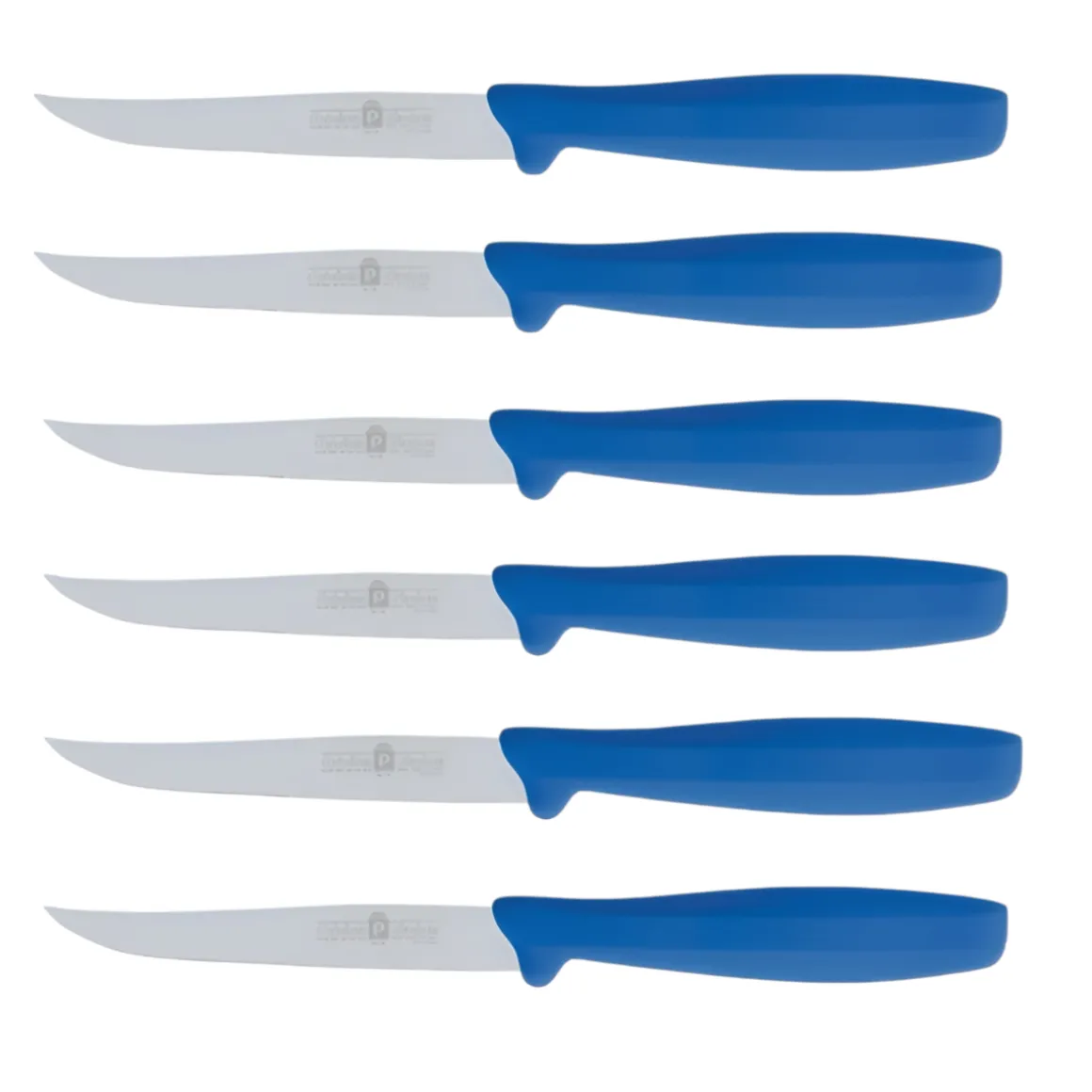 SET 6 COLTELLI PER BISTECCA BLU LINEA L'ORIGINALE MIGLIORE 11CM