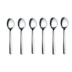 SET 6 CUCCHIAINI DA CAFFE' LINEA RIVER 12.9CM