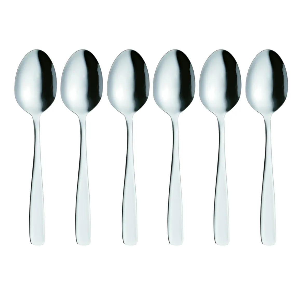 SET 6 CUCCHIAINI DA MOKA LINEA AMERICA 10.2CM