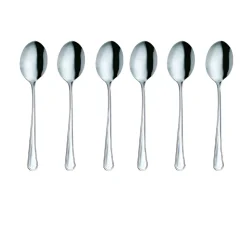 SET 6 CUCCHIAINI DA MOKA LINEA ALASKA 10.3CM