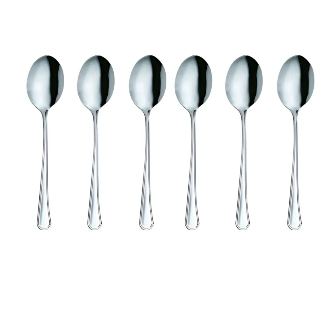 SET 6 CUCCHIAINI DA MOKA LINEA ALASKA 10.3CM