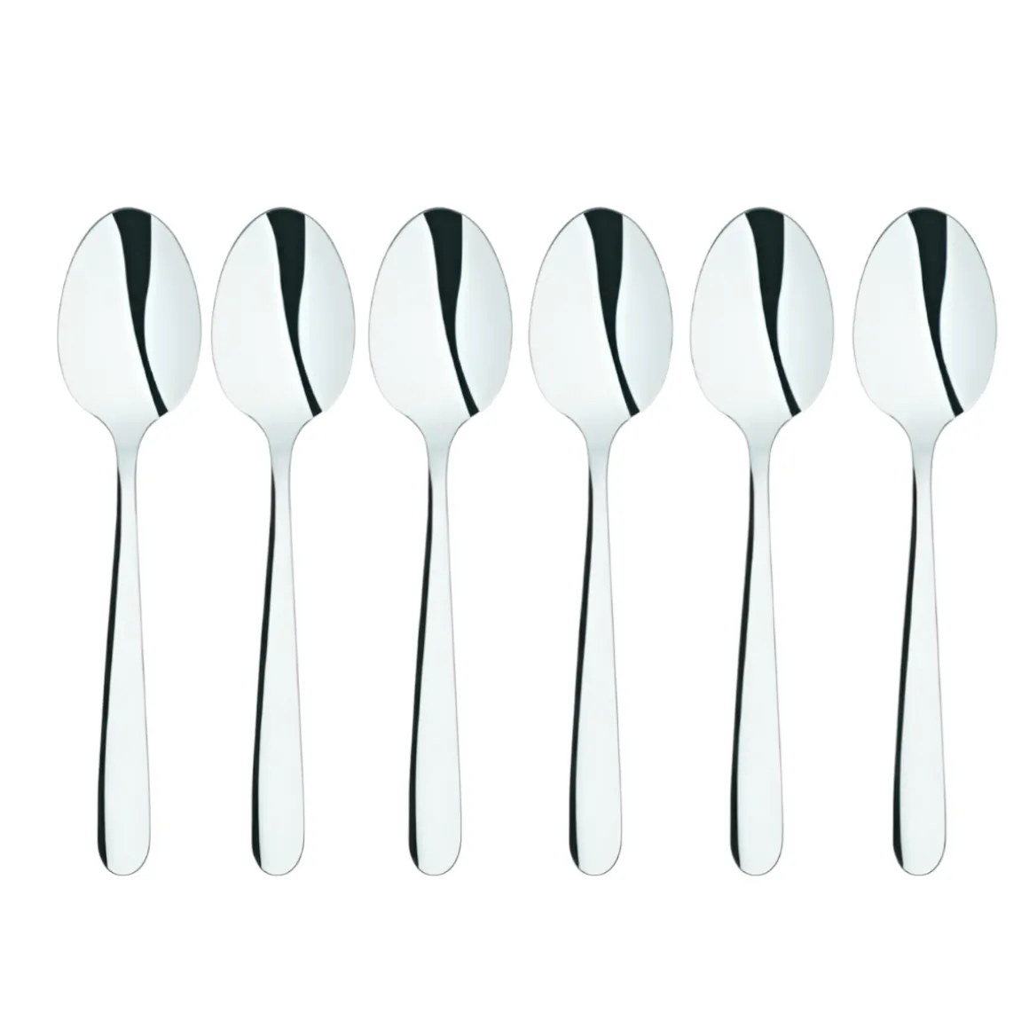 SET 6 CUCCHIAINI DA MOKA LINEA CORSARO 10.3CM