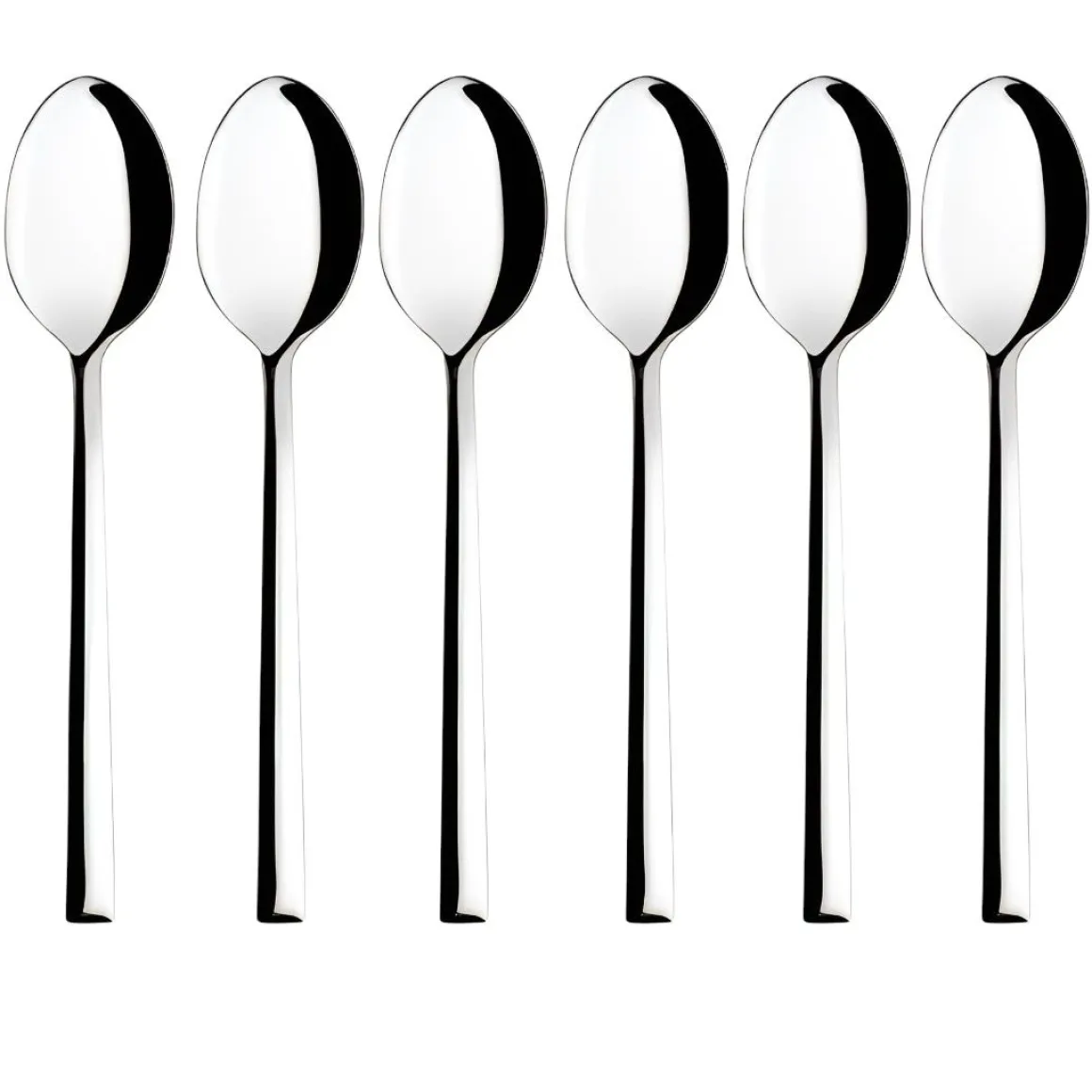 SET 6 CUCCHIAINI DA MOKA LINEA DINAMICA 11CM