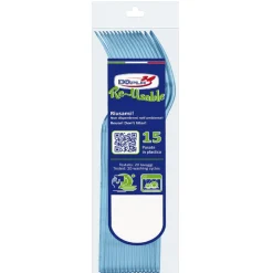 SET 15 FORCHETTE COMPACT IN PLASTICA AZZURRE