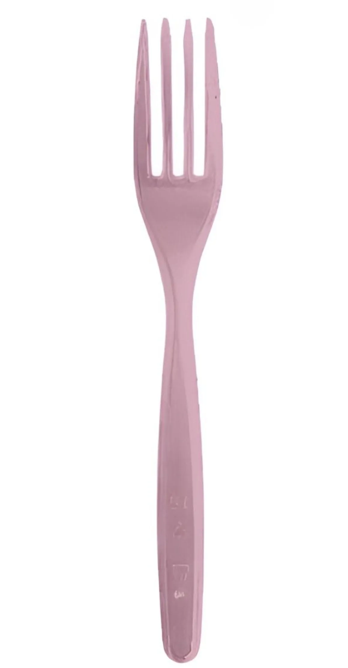 SET 15 FORCHETTE COMPACT IN PLASTICA ROSA