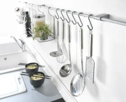 SET 6 GANCI A S CITY FROST IN PLASTICA ARGENTO