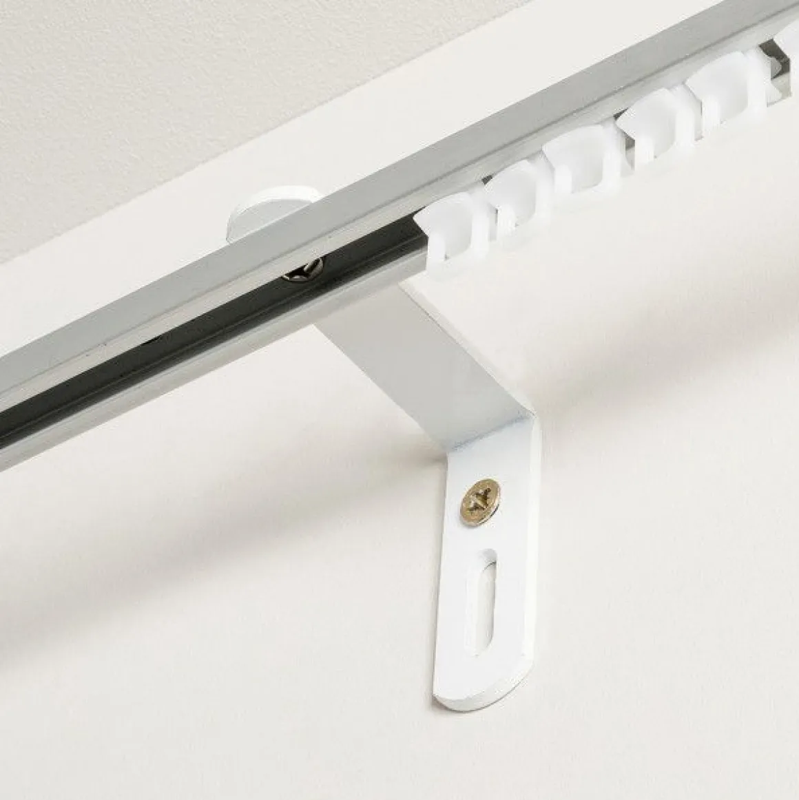 SET 2 MENSOLE PER BINARI 60MM BIANCO: vendita online SET 2 MENSOLE PER BINARI 60MM BIANCO in offerta