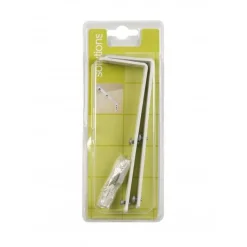 SET 2 MENSOLE PER BINARI 160MM BIANCO : vendita online SET 2 MENSOLE PER BINARI 160MM BIANCO in offerta