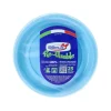 SET 25 PIATTI DA FRUTTA IN PLASTICA DIAM. 17CM AZZURRO