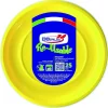 SET 25 PIATTI DA FRUTTA IN PLASTICA DIAM. 17CM GIALLO