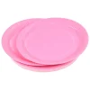 SET 20 PIATTI DI CARTA DIAM. 23CM VITAMINE ROSA