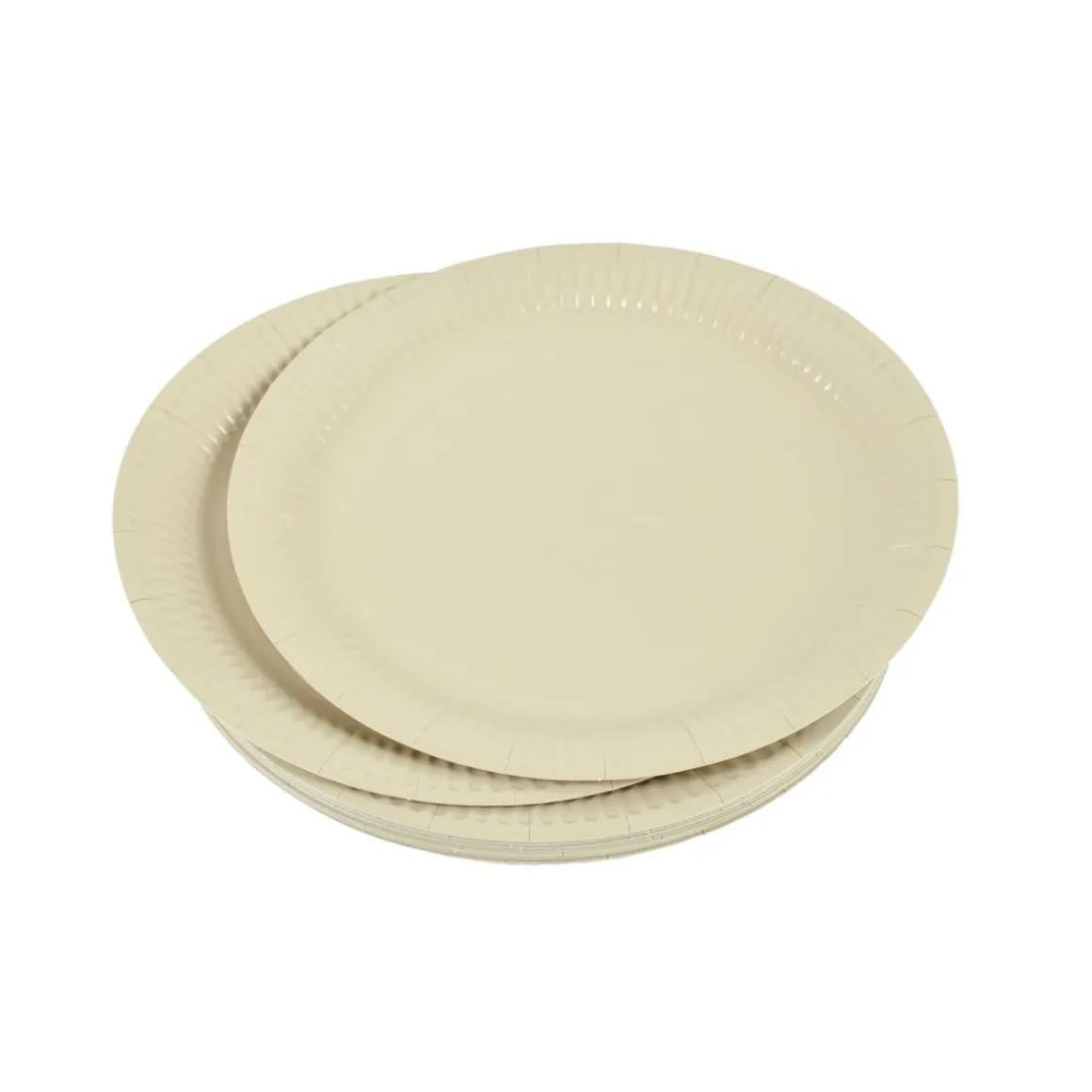 SET 20 PIATTI DI CARTA VITAMINE DIAM. 18CM LINO