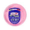 SET 25 PIATTI PIANI IN PLASTICA DIAM. 22CM ROSA