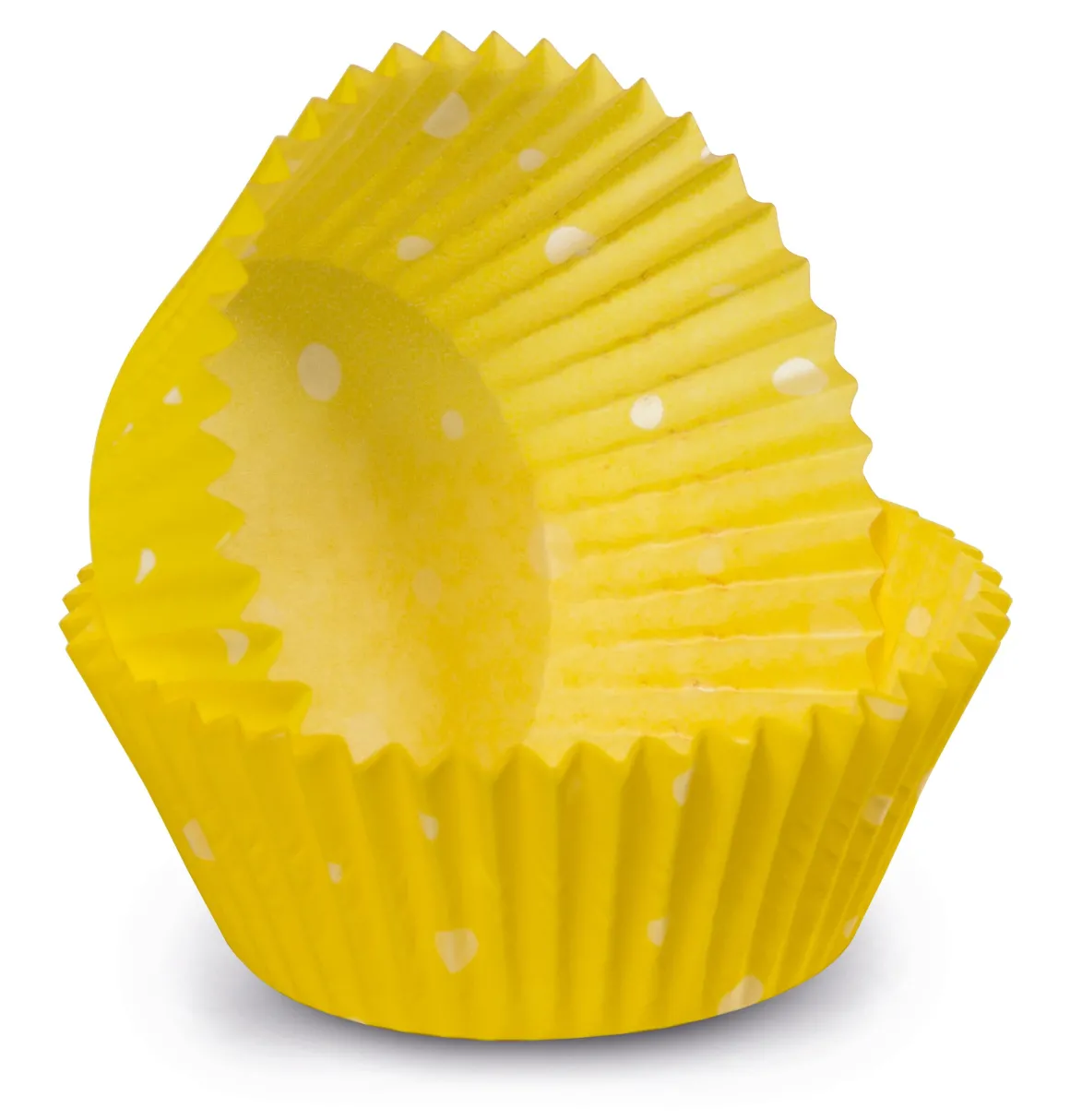 SET 100 PIROTTINI A POIS LINEA EASY BAKE IN CARTA DA FORNO 7X3CM