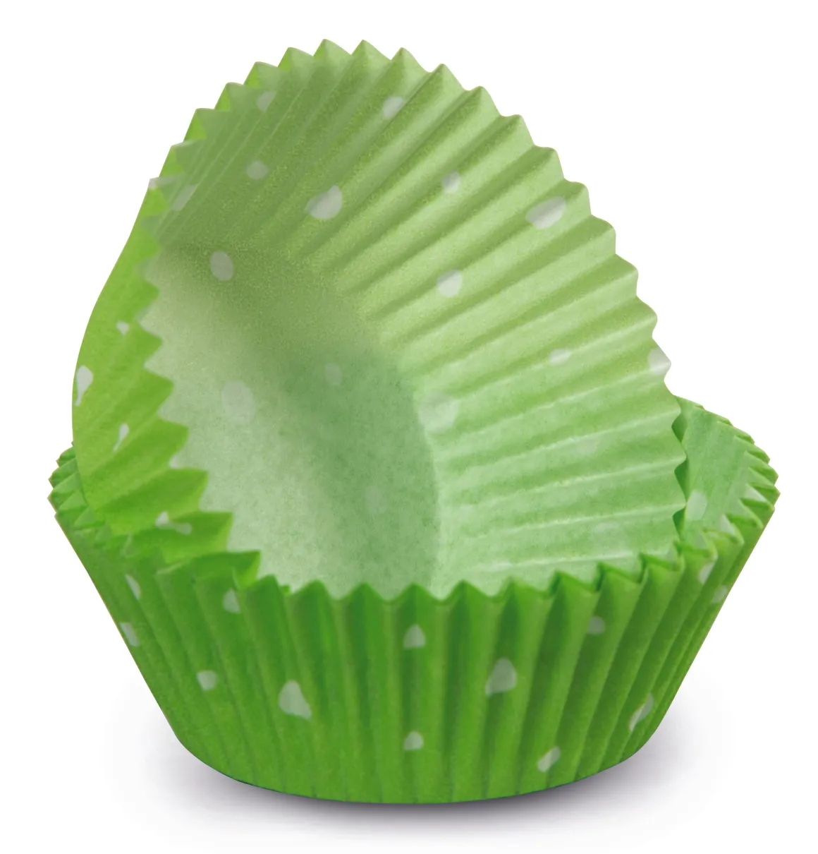 SET 100 PIROTTINI A POIS LINEA EASY BAKE IN CARTA DA FORNO 7X3CM