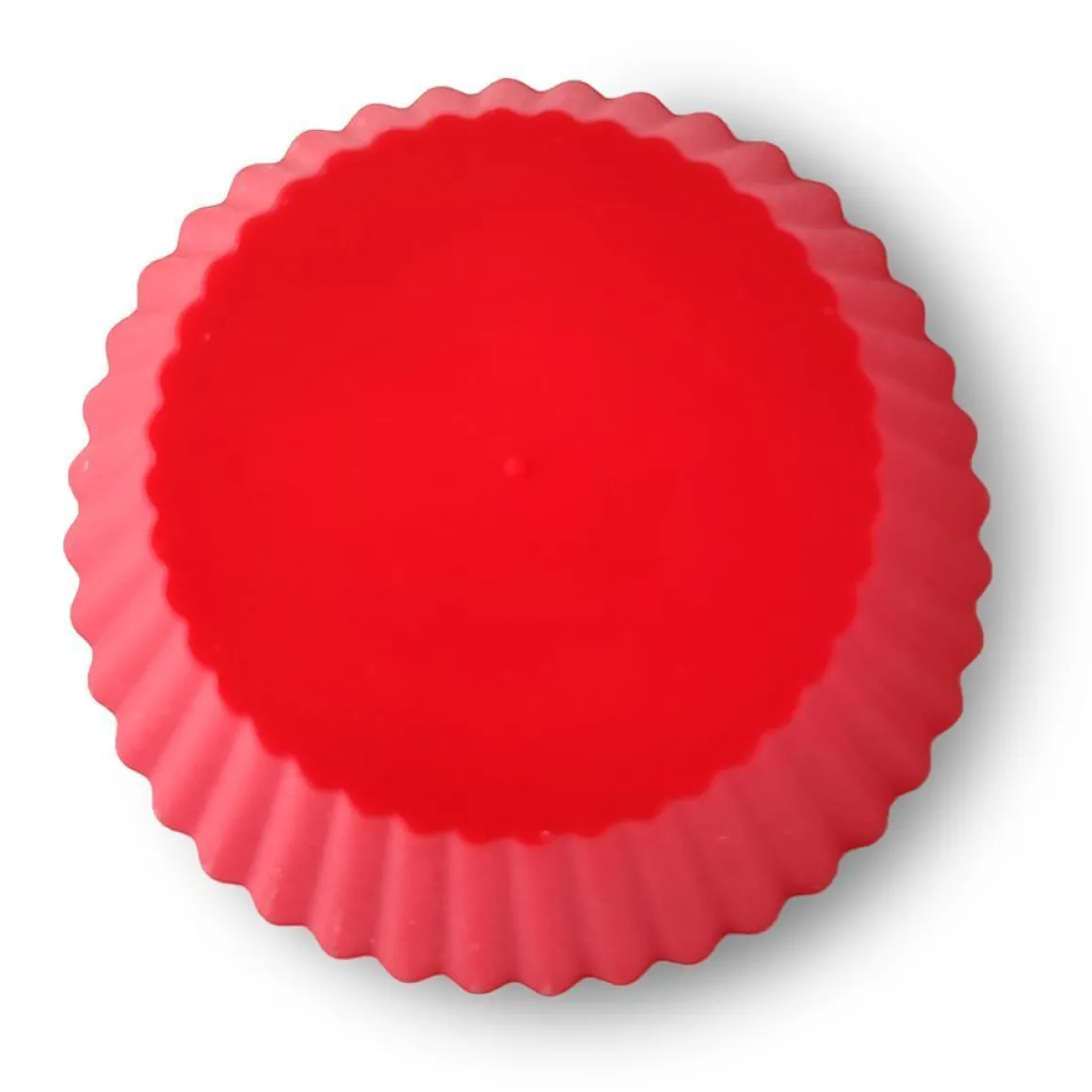 SET 4 PIROTTINI ROSSI IN SILICONE PER FRIGGITRICE AD ARIA 7X3.2CM