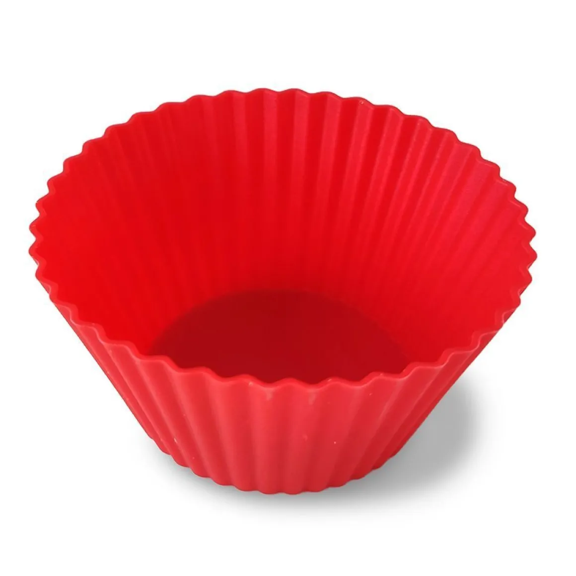 SET 4 PIROTTINI ROSSI IN SILICONE PER FRIGGITRICE AD ARIA 7X3.2CM