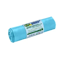 SET 20 SACCHI NETTEZZA AZZURRI MISTERPACK 70X105CM 110LT: vendita online SET 20 SACCHI NETTEZZA AZZURRI MISTERPACK 70X105CM 110LT in offerta