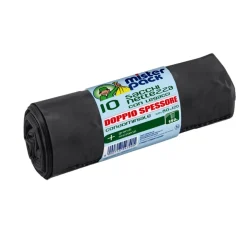 SET 10 SACCHI NETTEZZA NERI MISTERPACK 80X120CM 150LT : vendita online SET 10 SACCHI NETTEZZA NERI MISTERPACK 80X120CM 150LT in offerta
