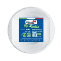 SET 20 SCODELLE IN PLASTICA 630ML BIANCO