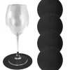 SET 4 SOTTOBICCHIERI IN SIMILPELLE DIAM. 12.5CM NERO: vendita online SET 4 SOTTOBICCHIERI IN SIMILPELLE DIAM. 12.5CM NERO in offerta