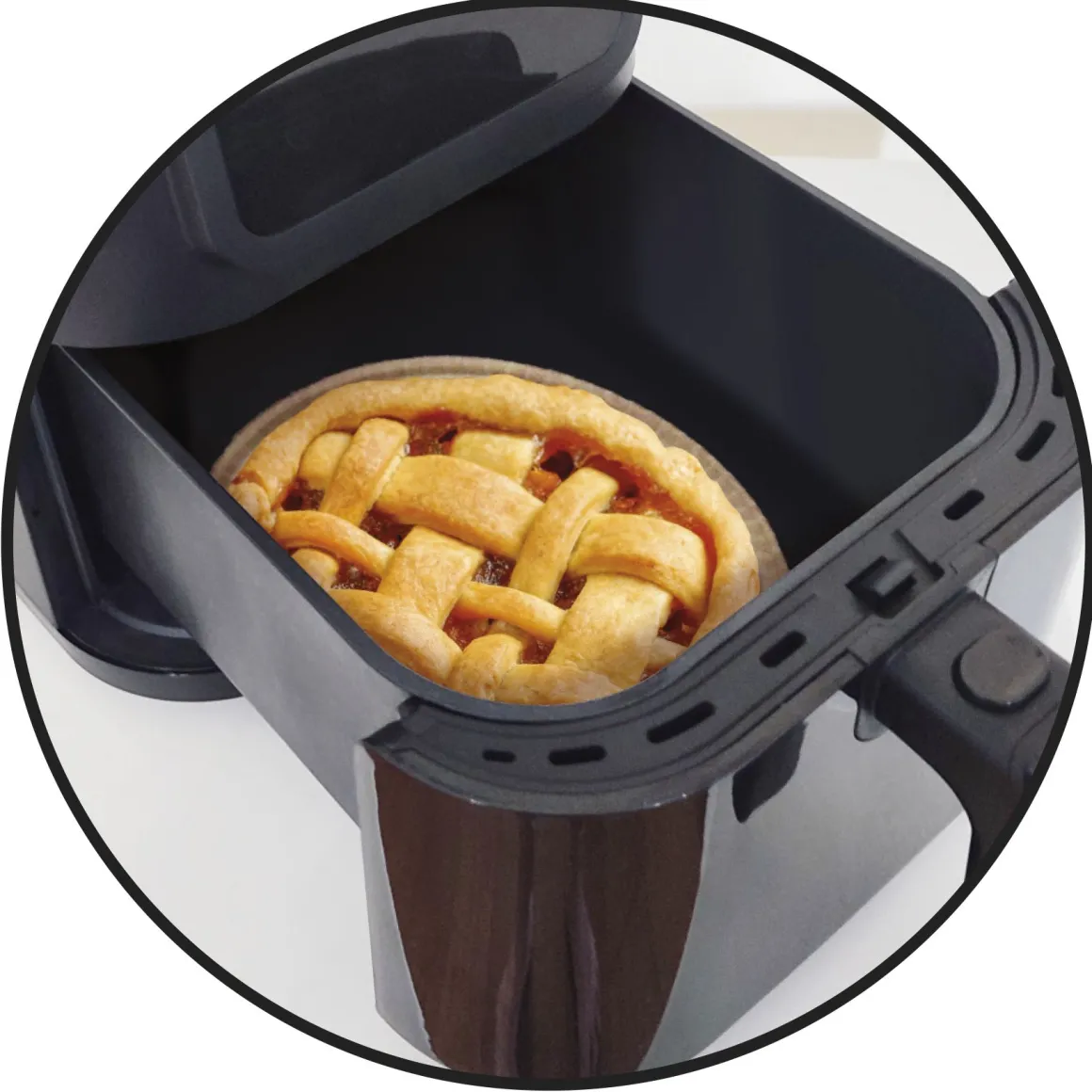 SET 6 STAMPI PER CROSTATA IN CARTA DA FORNO PER FRIGGITRICE ARIA 13.5X3CM