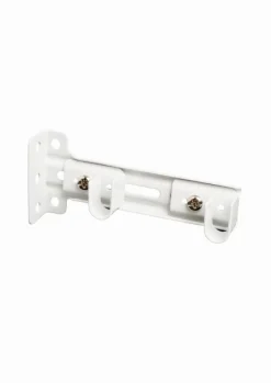SET 2 SUPPORTI DOPPI PER BINARIO RINFORZATO BIANCO : vendita online SET 2 SUPPORTI DOPPI PER BINARIO RINFORZATO BIANCO in offerta
